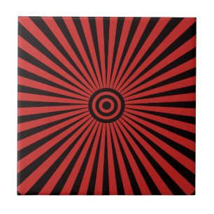 Trippy Bullseye Tile
