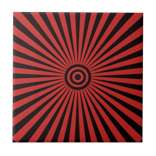 Trippy Bullseye Tile (Front)