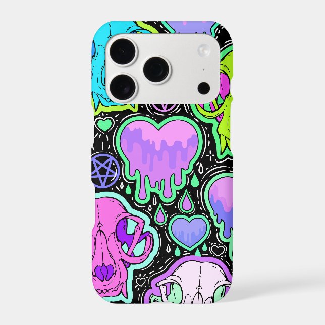 Trippy Cat Skulls (Back)