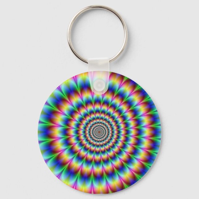 trippy chain key ring (Front)