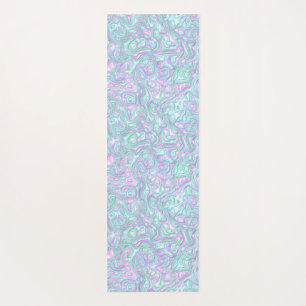 Trippy Colourful 3D Swirls Yoga Mat