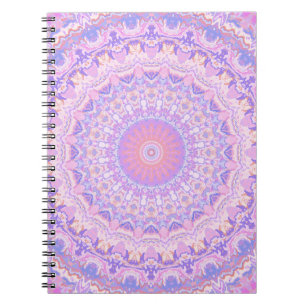 Trippy Colourful Intricate Boho Hippie Mandala Notebook
