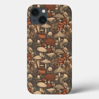 Trippy Cottagecore Mushroom iPhone / iPad case