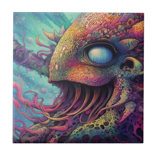 Trippy creature tile (Front)