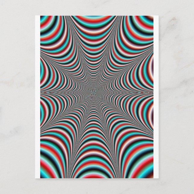 trippy design postcard (Front)
