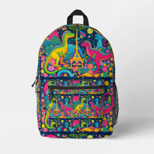 trippy dino backpack