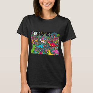 trippy dinos T-Shirt