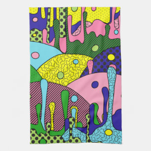 Trippy Drippy Tea Towel