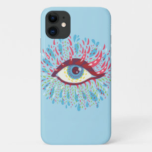 Trippy Eye Psychedelic Art iPhone 11 Case