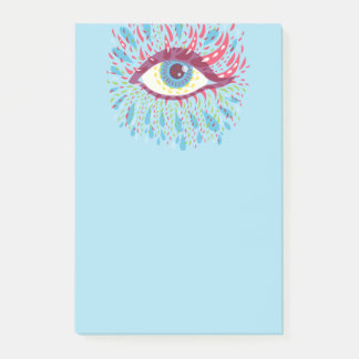 Trippy Eye Psychedelic Art Post-it Notes
