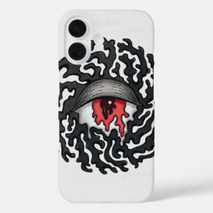 Trippy Eye with Tentacles - Trippy Surreal Art iPhone 16 Case