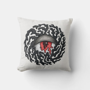 Trippy Eye with Tentacles - Trippy Surreal Art Cushion