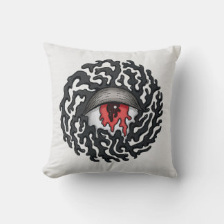 Trippy Eye with Tentacles - Trippy Surreal Art Cushion