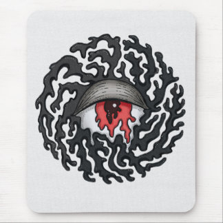 Trippy Eye with Tentacles - Trippy Surreal Art Mouse Mat