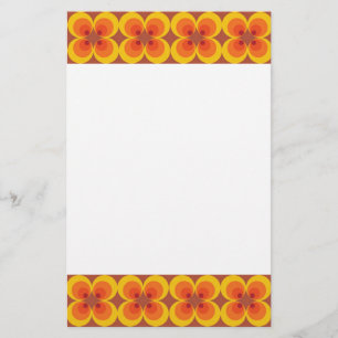 Trippy Flowers Stationery