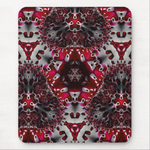 Trippy Fractal Art coaster Mouse Mat