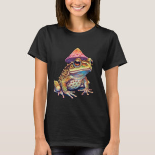Trippy Frog Magic Mushroom Amphibian Psychedelic T-Shirt