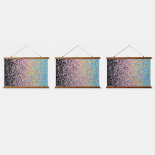 Trippy Funky Pixelated Polygender Pride Flag Hanging Tapestry