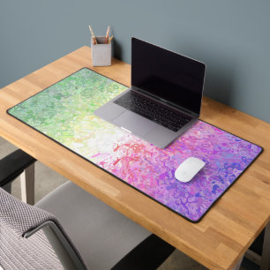 Trippy Groovy Boho Abstract Genderdoe Pride Flag Desk Mat