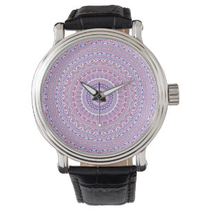 Trippy Hippie Boho Groovy Bohemian Kaleidoscope Watch