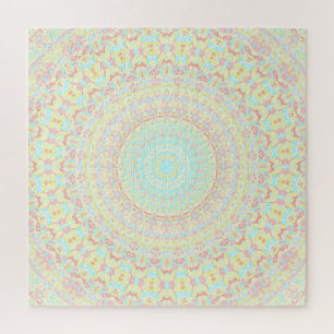 Trippy Hippie Mandala  Jigsaw Puzzle