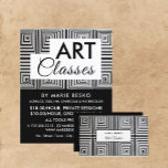 Trippy Maze Squares, Art Teacher, Art Classes Flyer<br><div class="desc">Trippy Maze Squares,  Art Teacher,  Art Class Advertising Flyer by The Business Card Store.</div>