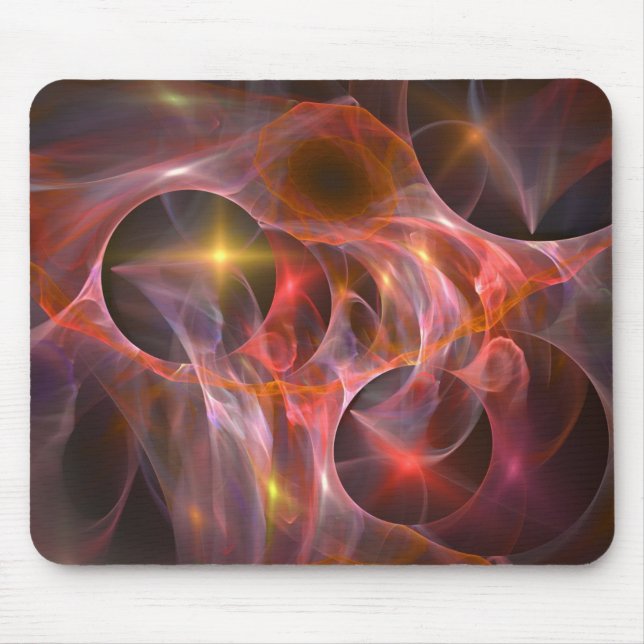 Trippy Mushroom Mouse Mat (Front)