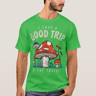 Trippy Mushrooms Aesthetic T-Shirt
