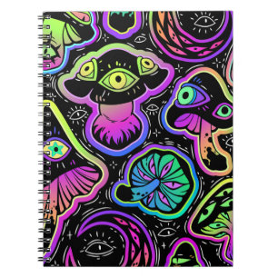 Trippy Mushrooms Notebook