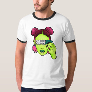 Trippy Nope Girl Men's Ringer T-Shirt