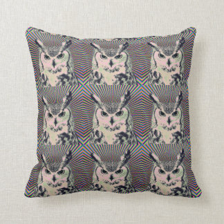 Trippy Owl Cushion