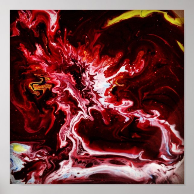 Trippy paint poster (Front)