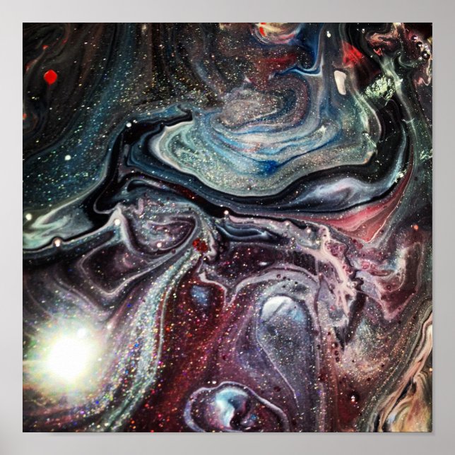 Trippy paint poster (Front)