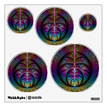 Trippy Patterned Colourful Abstract Fractal Art