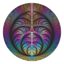 Trippy Patterned Colourful Abstract Fractal Art
