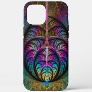 Trippy Patterned Colourful Abstract Fractal Art iPhone 12 Pro Max Case