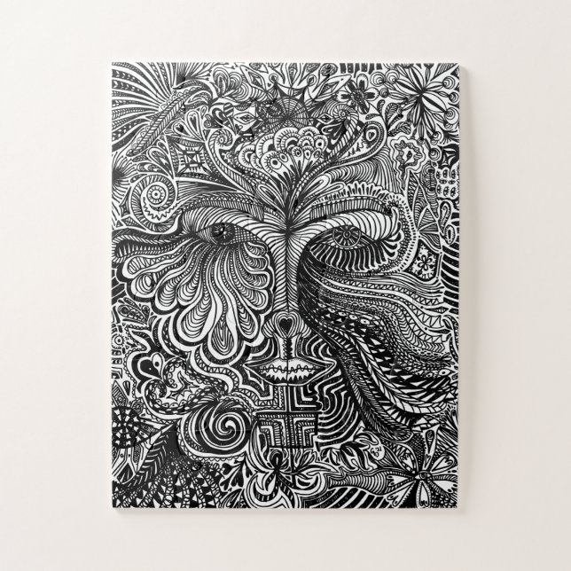 Trippy Portrait Puzzle (Vertical)