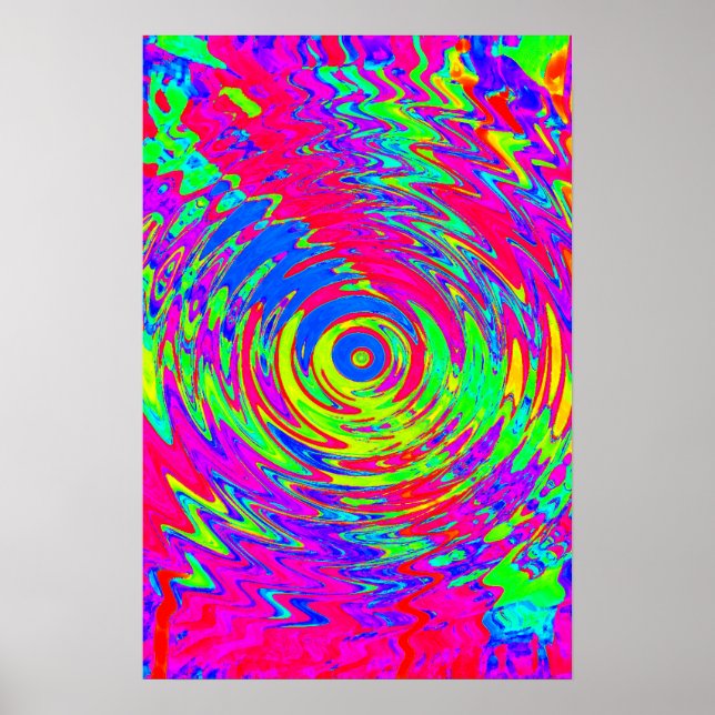 Trippy Poster: Abstract Psychedelic Poster (Front)