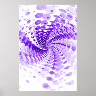 Trippy Poster: Purple Abstract Artwork Poster