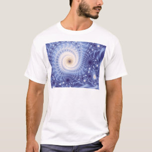 Trippy Psychedelic Starstorm Fine Fractal T-Shirt