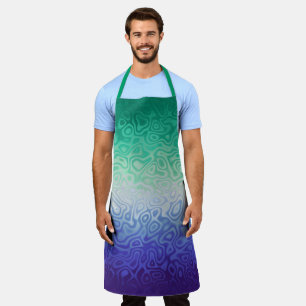 Trippy Ripply Funky Boho MLM Men Loving Men Pride Apron