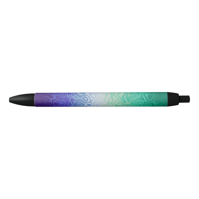 Trippy Ripply Funky Boho MLM Men Loving Men Pride Black Ink Pen (Front)