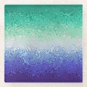 Trippy Ripply Funky Boho MLM Men Loving Men Pride Glass Coaster
