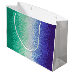 Trippy Ripply Funky Boho MLM Men Loving Men Pride Large Gift Bag