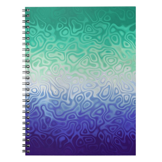 Trippy Ripply Funky Boho MLM Men Loving Men Pride Notebook (Front)