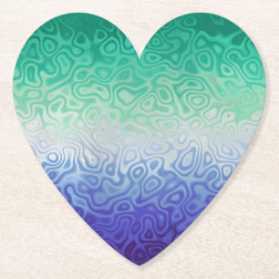Trippy Ripply Funky Boho MLM Men Loving Men Pride Paper Coaster