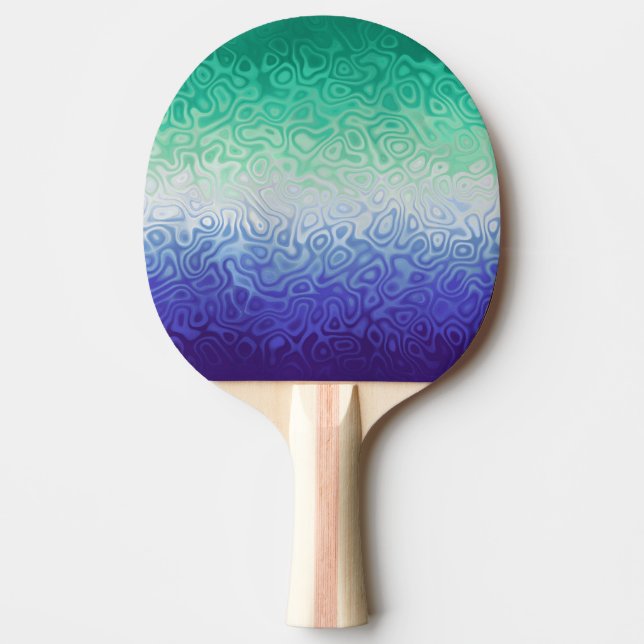 Trippy Ripply Funky Boho MLM Men Loving Men Pride Ping Pong Paddle (Front)