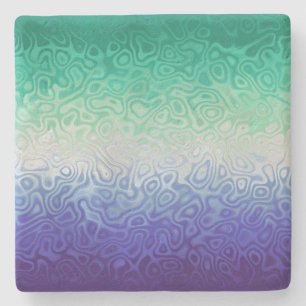 Trippy Ripply Funky Boho MLM Men Loving Men Pride Stone Coaster