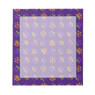 Trippy Snowflakes (SM) Notepad
