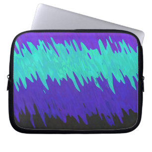 Trippy Squiggly Abstract Alexigender Pride Flag Laptop Sleeve